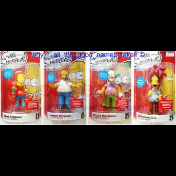 THE SIMPSONS - set di 6 personaggi parlanti THE SIMPSONS - set di 6 personaggi parlanti