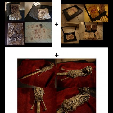 LA CASA EVIL DEAD NECRONOMICON + COFANETTO PAGINE MANCANTI + DAGGER LA CASA EVIL DEAD NECRONOMICON + COFANETTO PAGINE MANCANTI + DAGGER