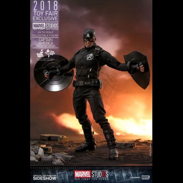 HOT TOYS - Marvel MMS Action Figure 1/6 Captain America Concept Art 2018 Toy Fair Exclusive 31 cm HOT TOYS - Marvel MMS Action Figure 1/6 Captain America Concept Art 2018 Toy Fair Exclusive 31 cm