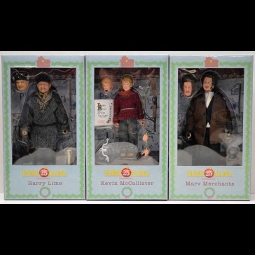 NECA - Home Alone Complete Set Kevin Marv Harry Clothed 8" 3 Figures
