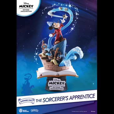 BEAST KINGDOM - D-Stage Mickey Sorcerer Apprentice Fantasia diorama BEAST KINGDOM - D-Stage Mickey Sorcerer Apprentice Fantasia diorama