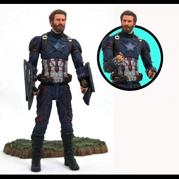 DIAMOD SELECT - Avengers Infinity War Marvel Select Action Figure Captain America 18 cm DIAMOD SELECT - Avengers Infinity War Marvel Select Action Figure Captain America 18 cm