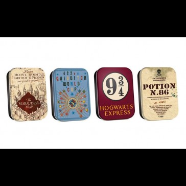 Harry Potter Timeless Tins 4-Pack Map Harry Potter Timeless Tins 4-Pack Map