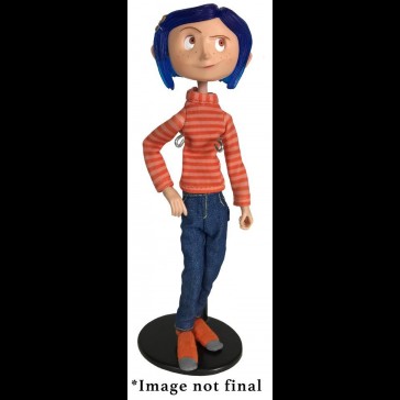 NECA - Coraline: Coraline in Striped Shirt and Jeans - 7 inch Action Figure NECA - Coraline: Coraline in Striped Shirt and Jeans - 7 inch Action Figure