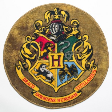 QUANTUM MECHANIX - Harry Potter tappeto con stemma di Hogwarts 61 cm QUANTUM MECHANIX - Harry Potter tappeto con stemma di Hogwarts 61 cm