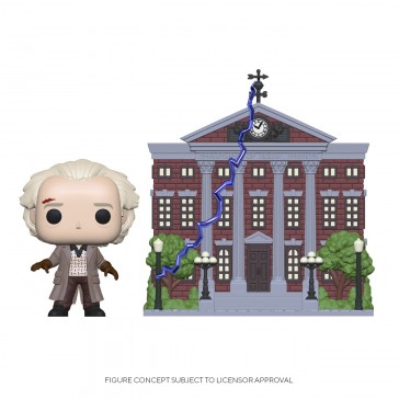 FUNKO - Pop! Town: Back to the Future - Doc with Clock Tower FUNKO - Pop! Town: Back to the Future - Doc with Clock Tower