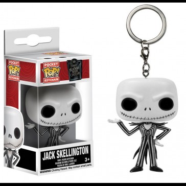 FUNKO - Nightmare Before Christmas Pocket POP! Vinyl Keychain Jack Skellington 4 cm FUNKO - Nightmare Before Christmas Pocket POP! Vinyl Keychain Jack Skellington 4 cm