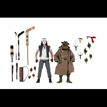 NECA - TMNT Casey Jones & Raphael Disguise 2pack NECA - TMNT Casey Jones & Raphael Disguise 2pack