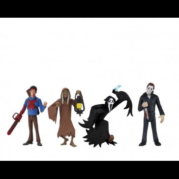 NECA - Toony Terror Serie 5 Set di 4 A.Figure NECA - Toony Terror Serie 5 Set di 4 A.Figure