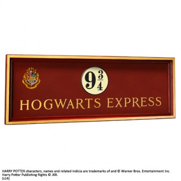 NOBLE - HP HOGWARTS PLATFORM 9 3/4 SIGN NOBLE - HP HOGWARTS PLATFORM 9 3/4 SIGN