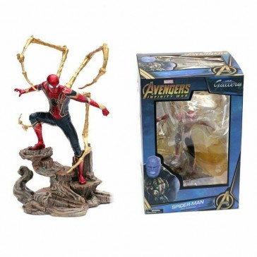 DIAMOND - Avengers Infinity Iron Spiderman Marvel Gallery PVC Statua
