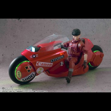 BANDAI & MEDICOM - Akira Shotaro Kaneda & Bike Die Cast Full Set