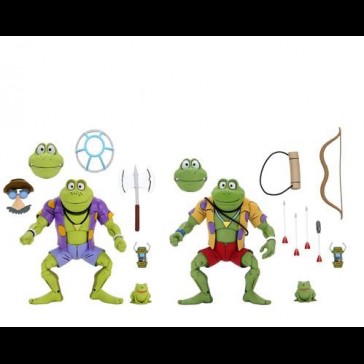 BANDAI - TMNT Cartoon Ninja Turtles Genghis + Rasputin Frog 2pack BANDAI - TMNT Cartoon Ninja Turtles Genghis + Rasputin Frog 2pack
