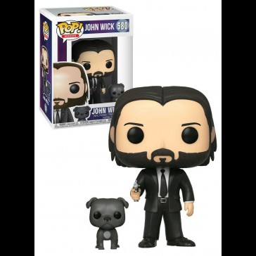 FUNKO - POP! 580 Movies John Wick in black suit with Dog FUNKO - POP! 580 Movies John Wick in black suit with Dog