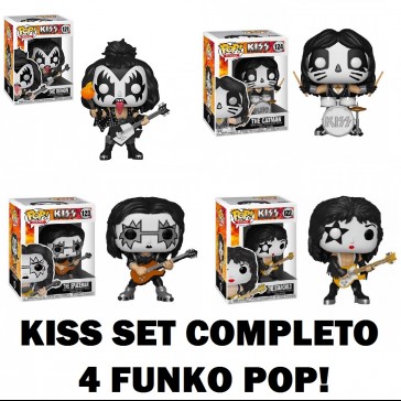 FUNKO - POP! Rocks KISS Set completo FUNKO - POP! Rocks KISS Set completo