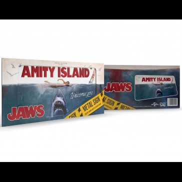 DOCTOR COLLECTOR - Jaws Lo Squalo Metal Sign Targa DOCTOR COLLECTOR - Jaws Lo Squalo Metal Sign Targa