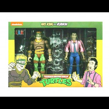 NECA - TMNT: Rat King and Vernon 7 inch Action Figure 2-Pack