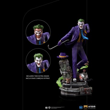 IRON STUDIOS DELUXE - DC Comics The Joker 1/10 Art Statua