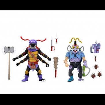 NECA- TMNT Cartoon Antrax & Scumbag 2pack A.Figure NECA- TMNT Cartoon Antrax & Scumbag 2pack A.Figure