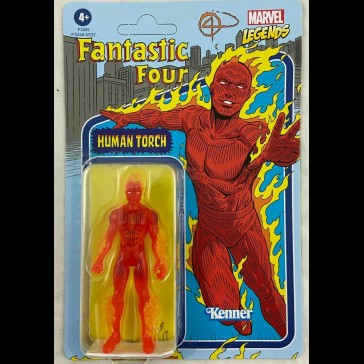 HASBRO - Retro Human Torch Marvel Legends 15cm. HASBRO - Retro Human Torch Marvel Legends 15cm.