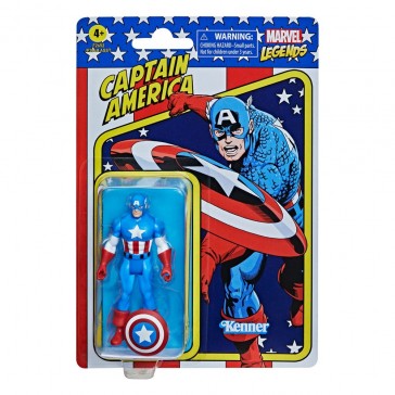HASBRO - Retro Captain America Marvel Legends 15 cm. HASBRO - Retro Captain America Marvel Legends 15 cm.