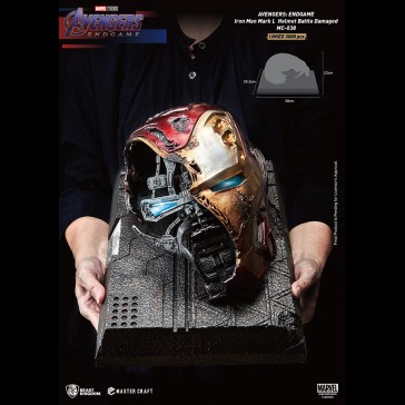 BEAST KINGDOM - Avengers: Endgame Iron Man Mark 50 Battle Damaged Helmet