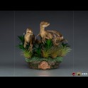 IRON STUDIOS - Jurassic Park The 2 Raptors 1/10 Statua