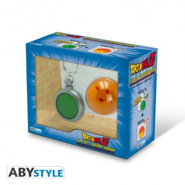 ABYSTYLE - Dragonball Gift Box Radar Keychain + Sfera del Drago 6cm. ABYSTYLE - Dragonball Gift Box Radar Keychain + Sfera del Drago 6cm.