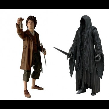 DIAMOND - LOTR Serie 2 Frodo & Nazgul A.Figure DIAMOND - LOTR Serie 2 Frodo & Nazgul A.Figure