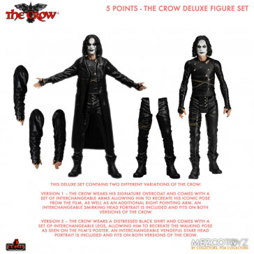 MEZCO - 5 Points The Crow Deluxe Set