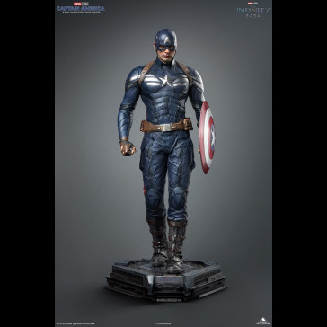 QUEEN STUDIOS - Captain America 1/4 Statua