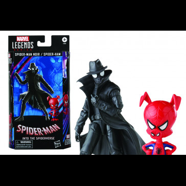 HASBRO -   Spider-Man: Into the Spider-Verse Marvel Legends Action Figure 2-Pack 2022 Spider-Man Noir & Spider-Ham 15 cm