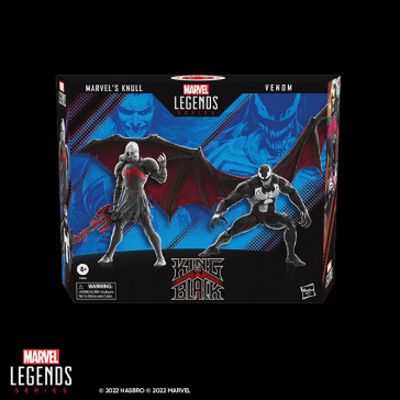 HASBRO - King in Black Marvel Legends Action Figure 2-Pack 2022 Marvel's Knull & Venom 15 cm