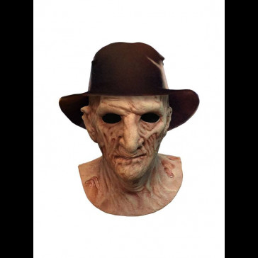 TRICK OR TREAT - A Nightmare on Elm Street 2: Deluxe Freddy Krueger Mask with Hat