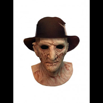 TRICK OR TREAT - A Nightmare on Elm Street 2: Deluxe Freddy Krueger Mask with Hat TRICK OR TREAT - A Nightmare on Elm Street 2: Deluxe Freddy Krueger Mask with Hat