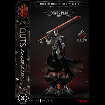 PRIME 1 Deluxe Bonus Version - Berserk Museum Masterline Statue 1/3 Guts Berserker Armor Unleash Edition 121 cm