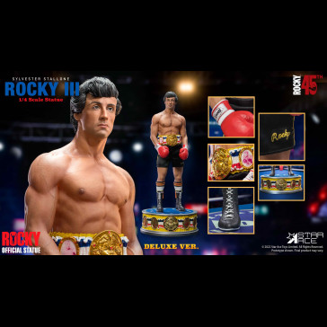 STAR ACE DELUXE - Rocky III Statue 1/4 Rocky Balboa 46 cm