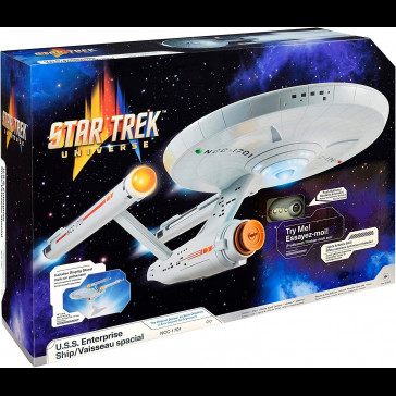 BANDAI - Star Trek: The Original Series - Enterprise Ship Replica with Battle Lights and Sounds