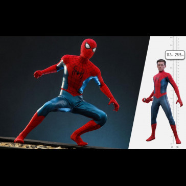 HOT TOYS - Marvel: Spider-Man No Way Home - New Red and Blue Suit Spider-Man 1:6 Scale Figure