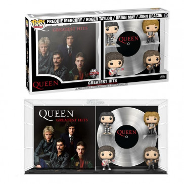FUNKO - Queen POP! Albums Vinyl Figure 4-Pack Greatest Hits 9 cm FUNKO - Queen POP! Albums Vinyl Figure 4-Pack Greatest Hits 9 cm