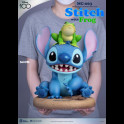 BEAST KINGDOM - Disney 100th Master Craft Statue Stitch with Frog 34 cm