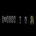 BANDAI - Absolute Chogokin Dynamic Serie set di 9 + bonus