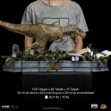 IRON STUDIOS - Jurassic Park Demi Art Scale Statue 1/20 T-Rex attacks Donald Gennaro 30 cm