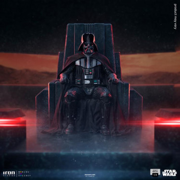 IRON STUDIOS - Star Wars: Obi-Wan Kenobi - Darth Vader on Throne Legacy Replica 1:4 Scale Statue