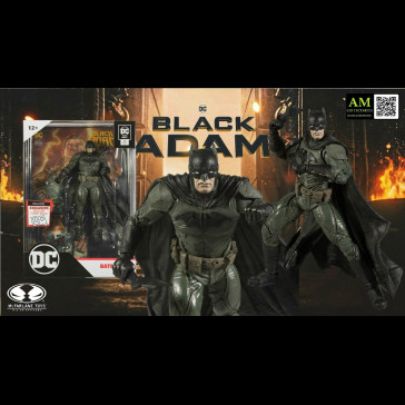 McFARLANE - Black Adam DC Page Punchers Batman + Comic