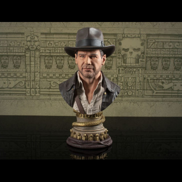 DIAMOND - Indiana Jones: Raiders of the Lost Ark Legends in 3D Bust 1/2 Indiana Jones 25 cm DIAMOND - Indiana Jones: Raiders of the Lost Ark Legends in 3D Bust 1/2 Indiana Jones 25 cm