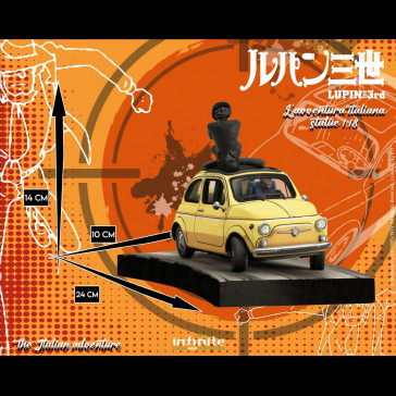 INFINITE STATUE - Lupin III L’avventura Italiana 1/18 Statue – Lupin & Jigen