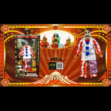 NECA - House of 1000 Corpses: Captain Spaulding 8 inch Clothed Action Figure