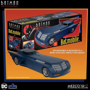 MEZCO - 5 Points Batman The Animated Serie Action Figure Set + Batmobile