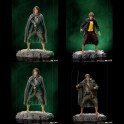 IRON STUDIOS - LOTR La Compagnia dell'Anello Merry - Frodo - Sam - Pippin 1/10